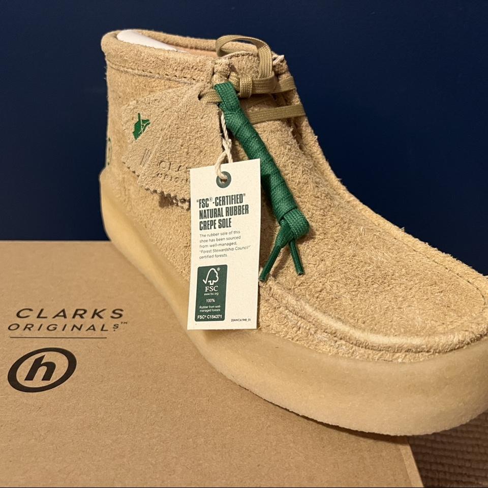 Hidden NY Clarks Wallabee Cup Sole Maple Tan color... - Depop