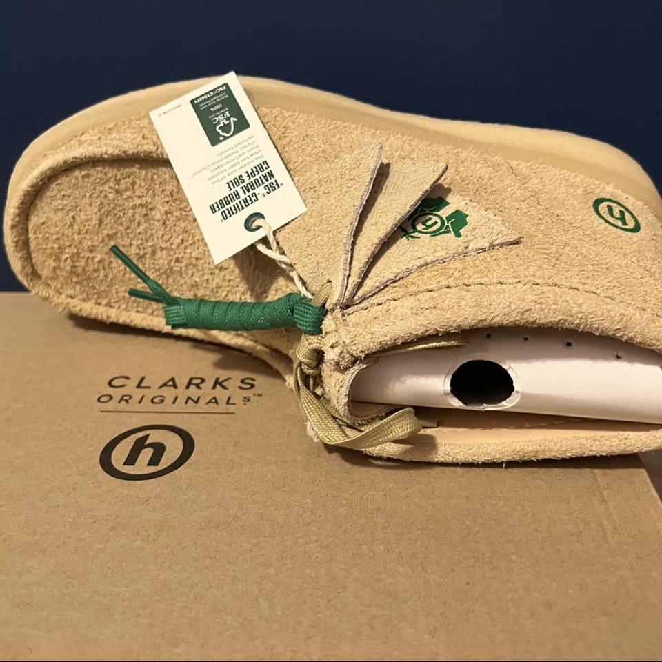 Hidden NY Clarks Wallabee Cup Sole Maple Tan color... - Depop