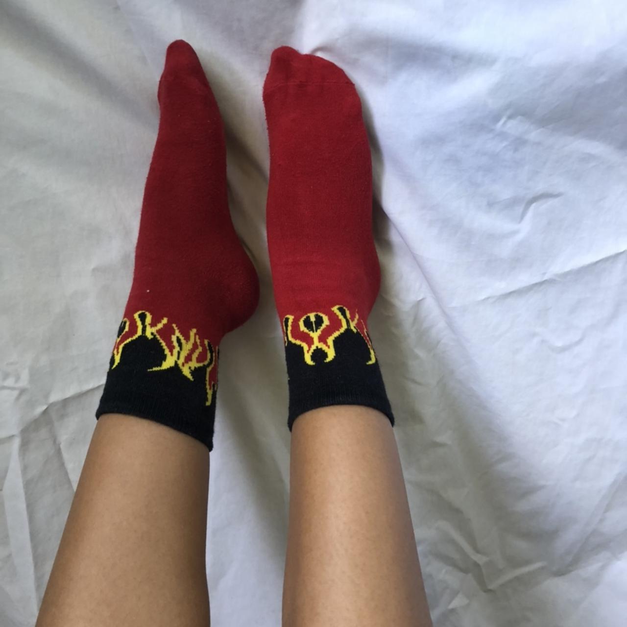 Women's Red Socks Depop
