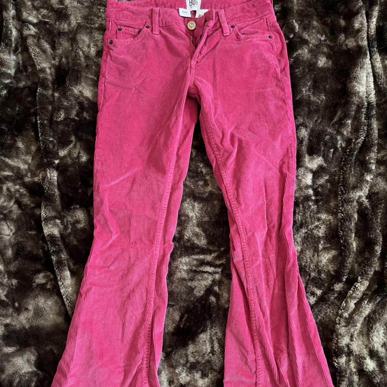 BDG Women's Pink Jeans Depop