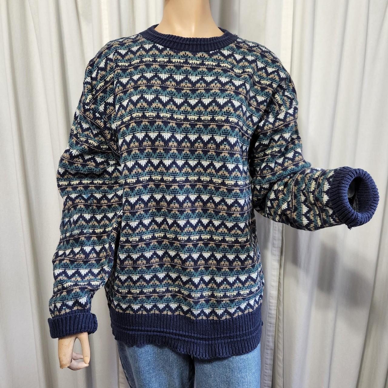 1990s John Weitz sweater 100% cotton Excellent... - Depop