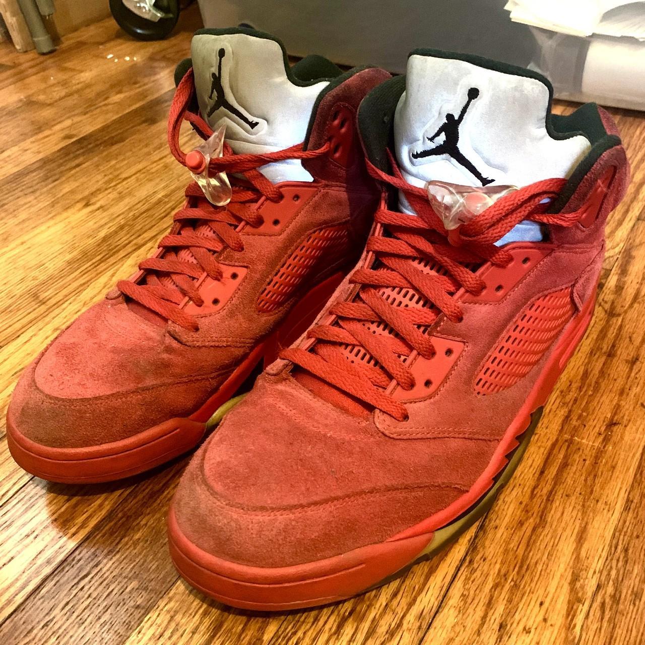 jordan retro 5 red suede release date