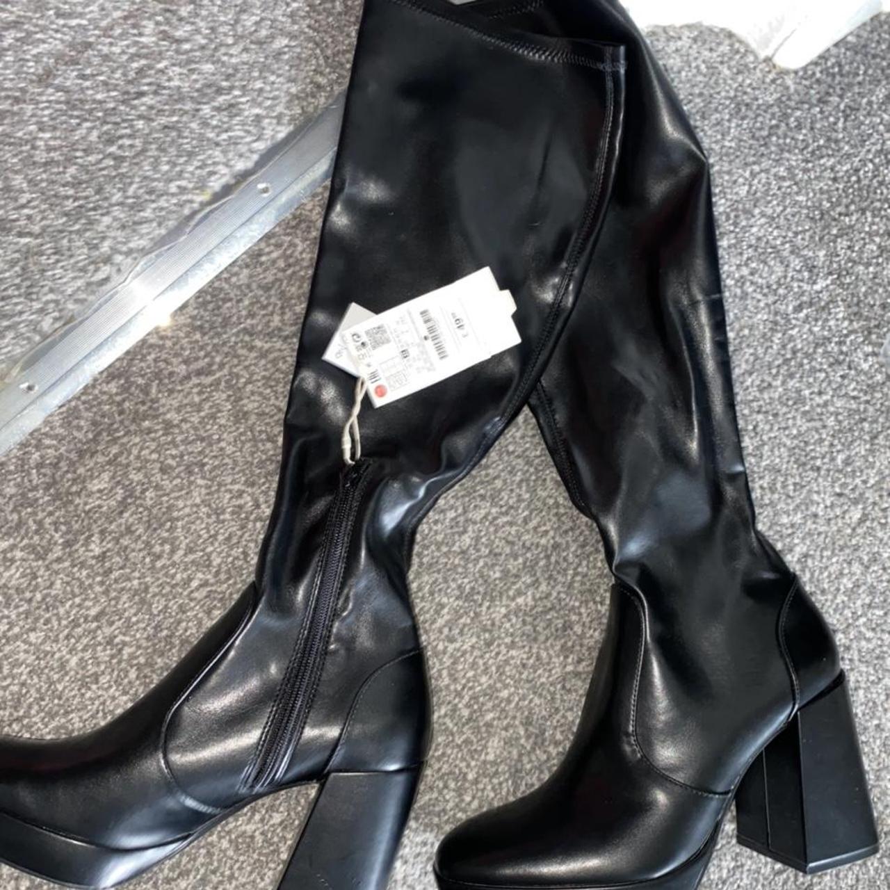 just below the knee boots