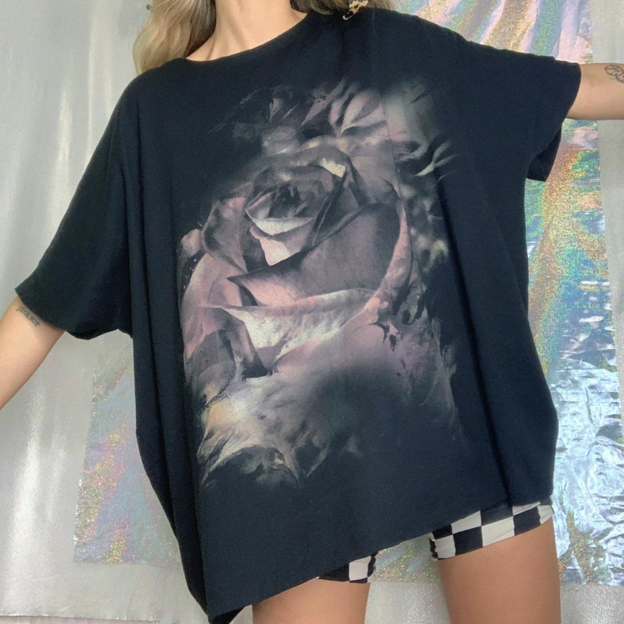 allsaints oversized t shirt black