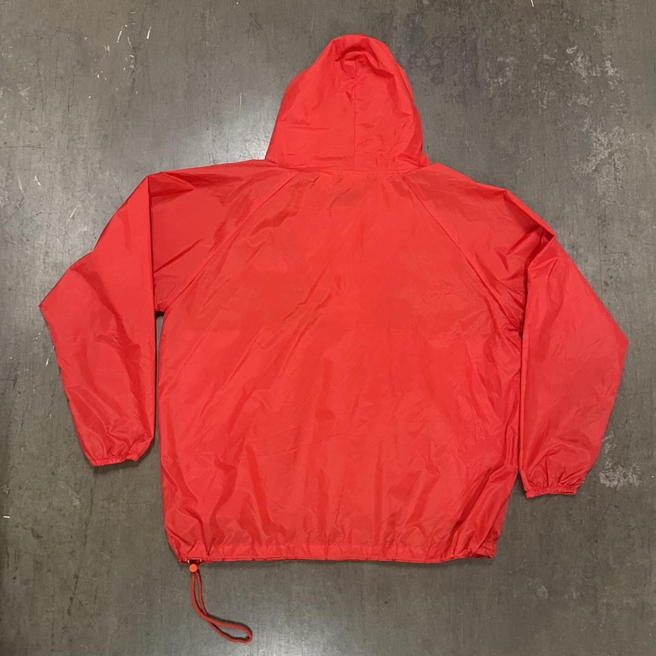 Mens Coca Cola wind breaker jacket 2000s red Xl - Depop