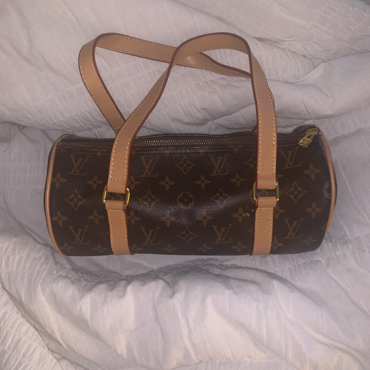 Louis Vuitton Brown Monogram Papillon Shoulder - Depop