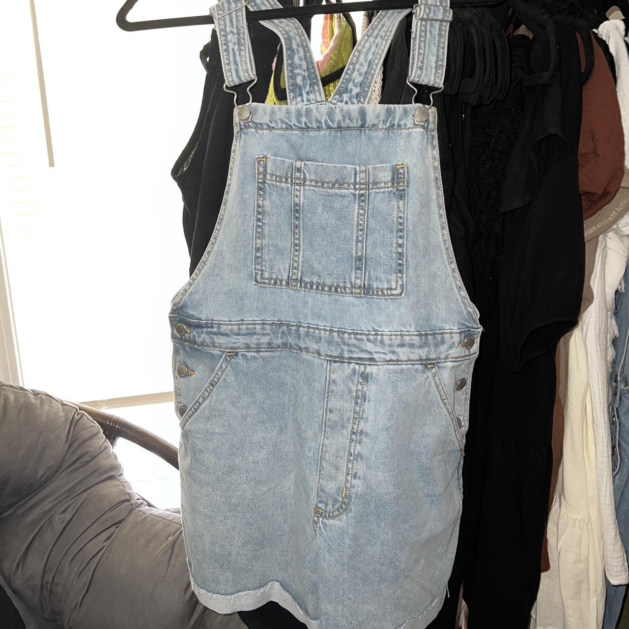 Target Women's Blue Dungareesoveralls Depop