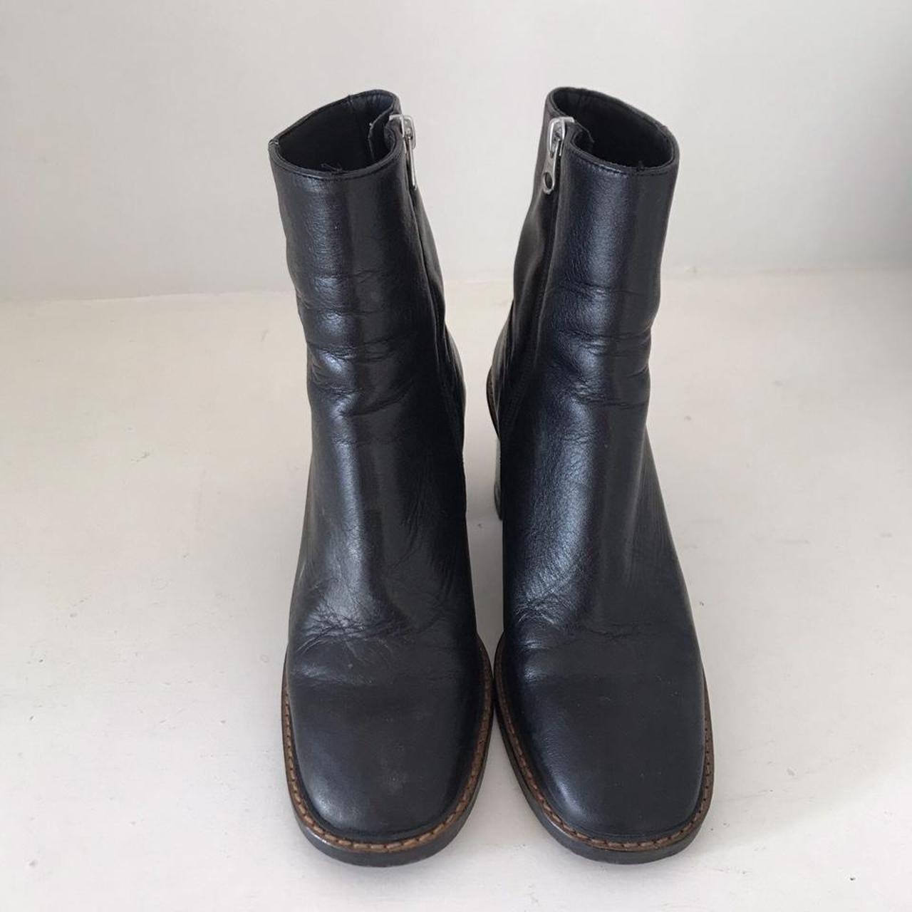 Office Women's Black Boots | Depop