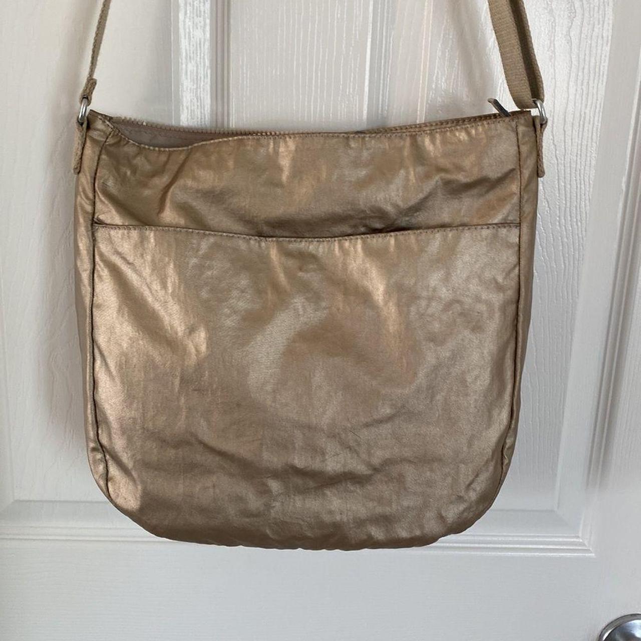 Kipling Zelenka Crossbody Shoulder Purse Metallic... Depop