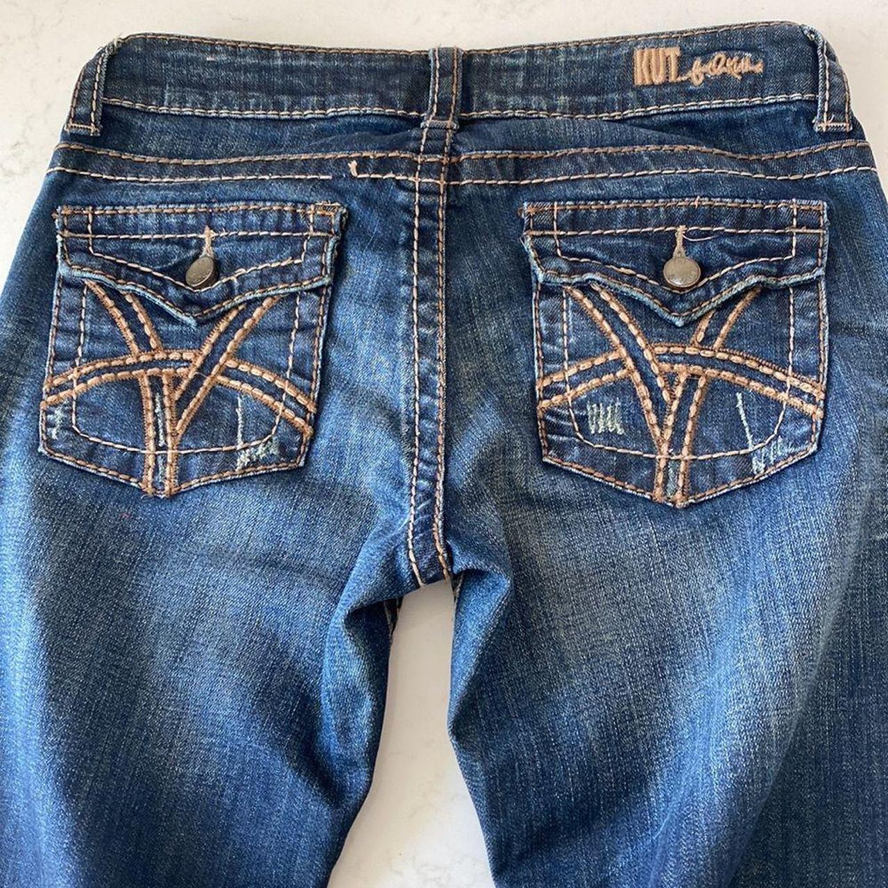 Kut From The Kloth Kate Low Rise Bootcut Flap Pocket Depop