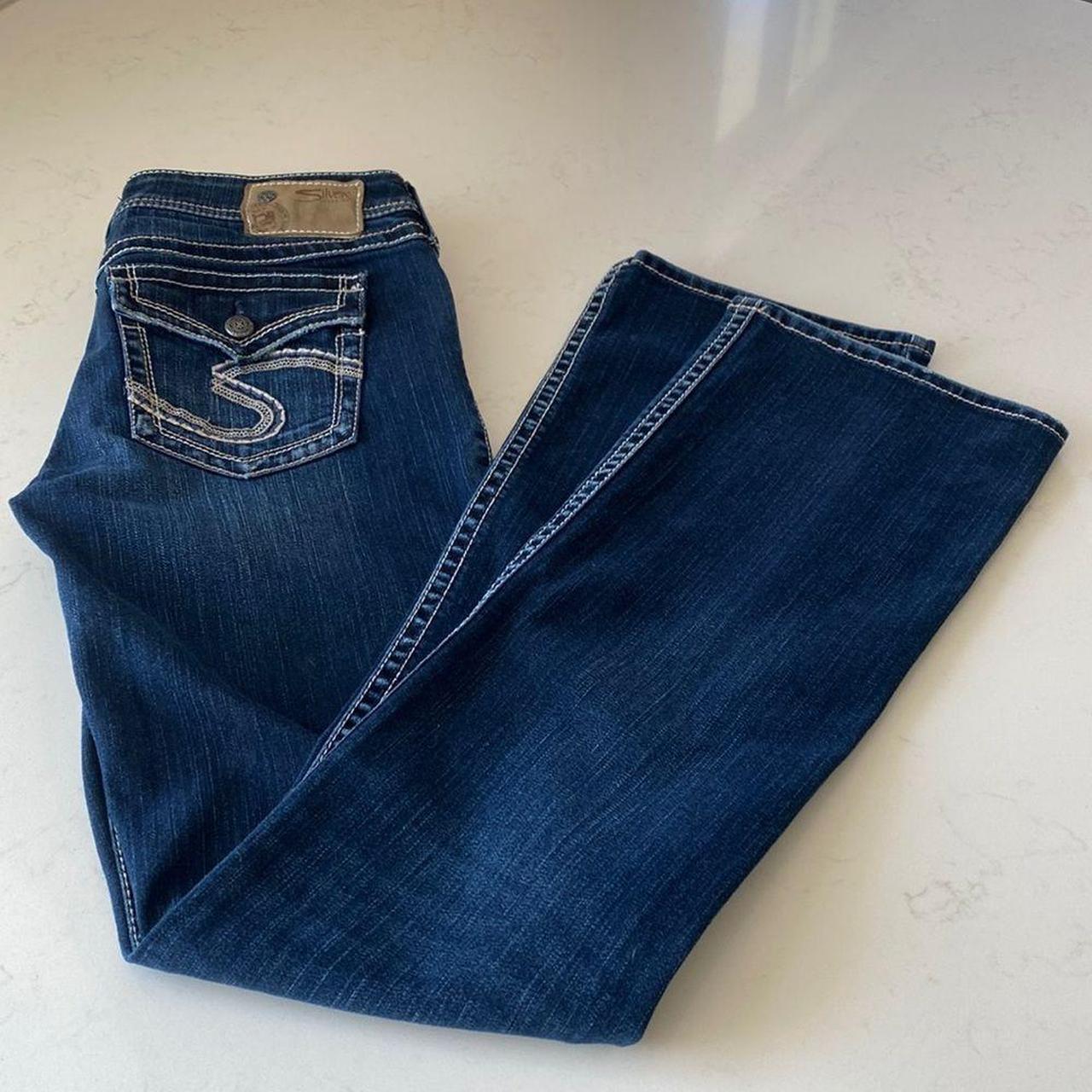 Silver Jeans Co. Women's Blue Jeans | Depop