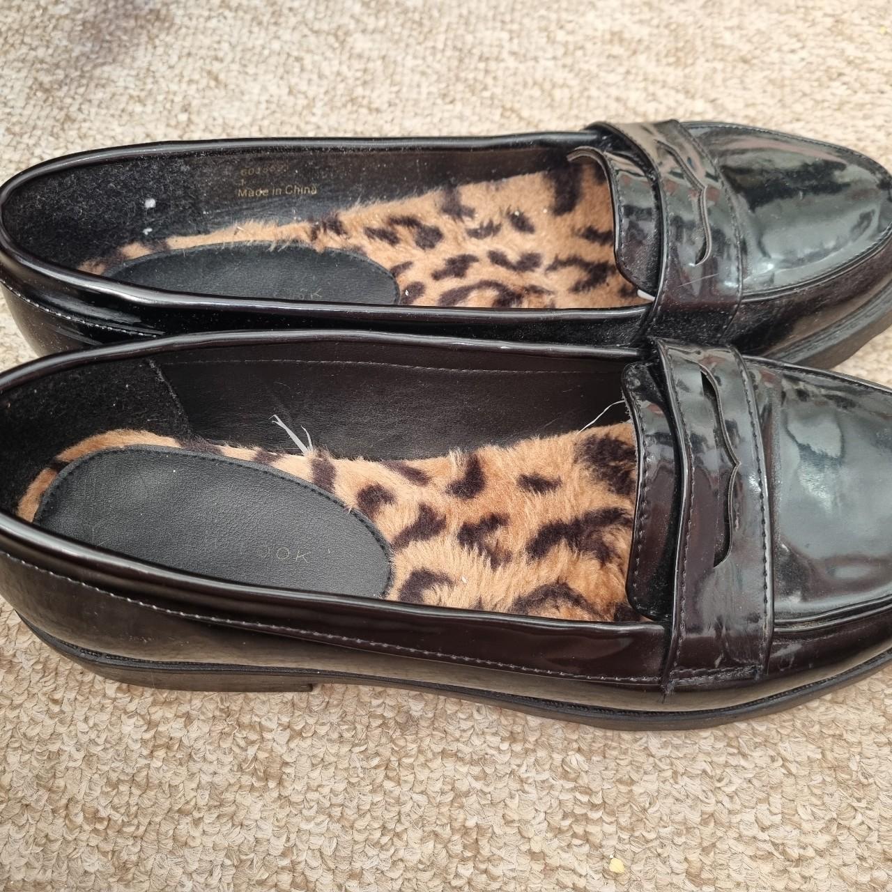 New Look Women's Black Loafers Depop