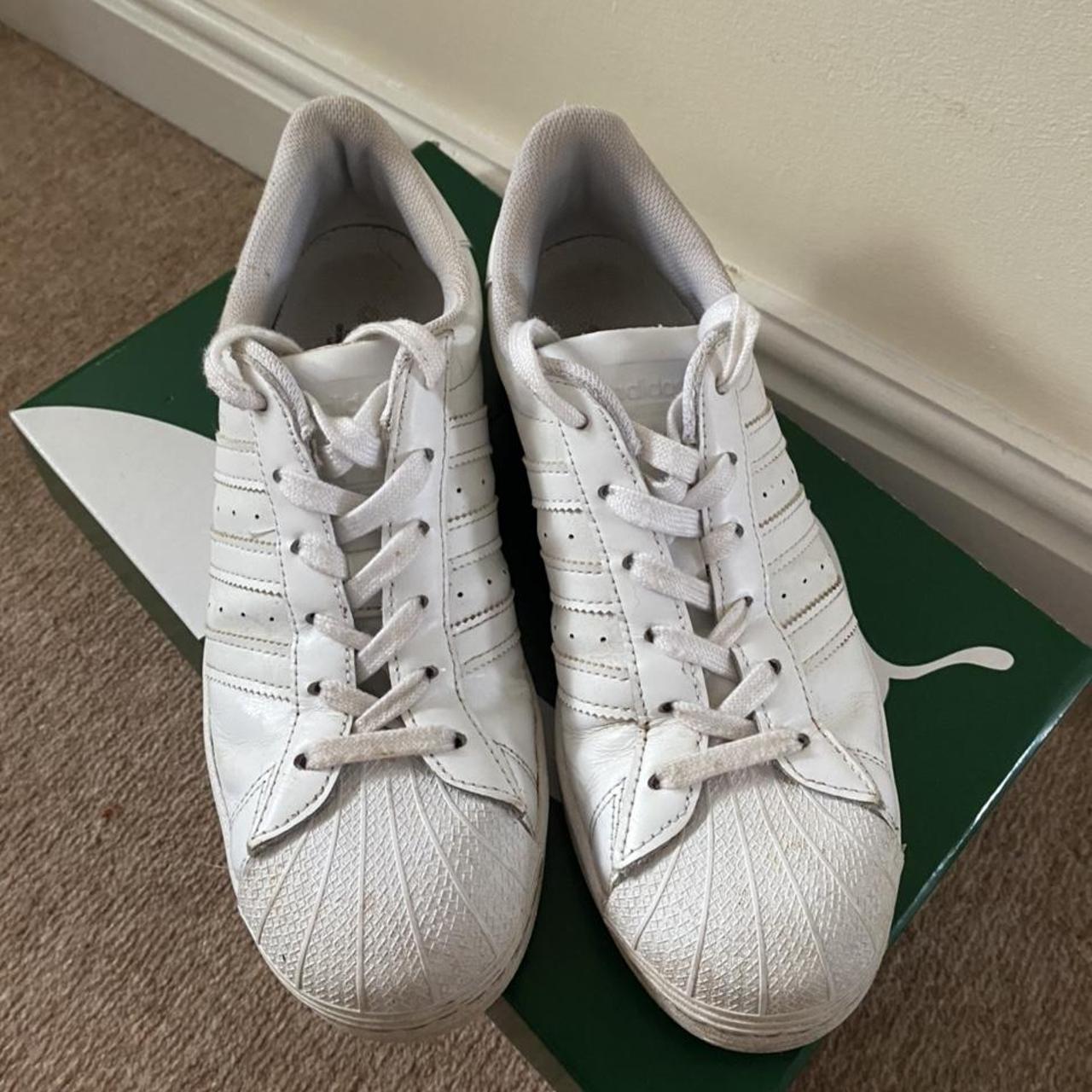 Adidas’s superstars original white UK women’s 6... - Depop