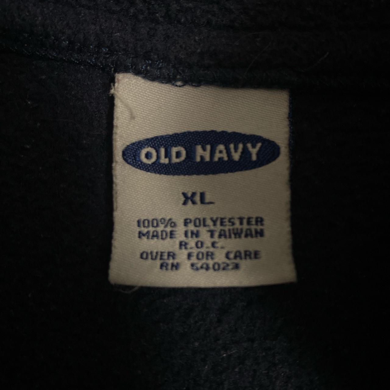 90s/y2k old navy fleece pullover half zip... - Depop