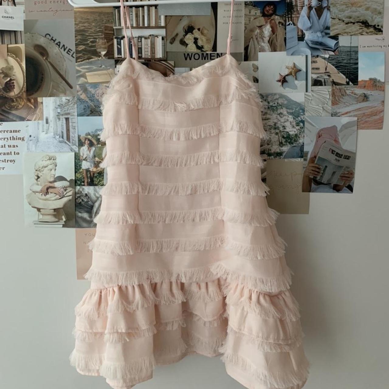 Princess Polly blush mini dress. Size 2 Worn once! Depop