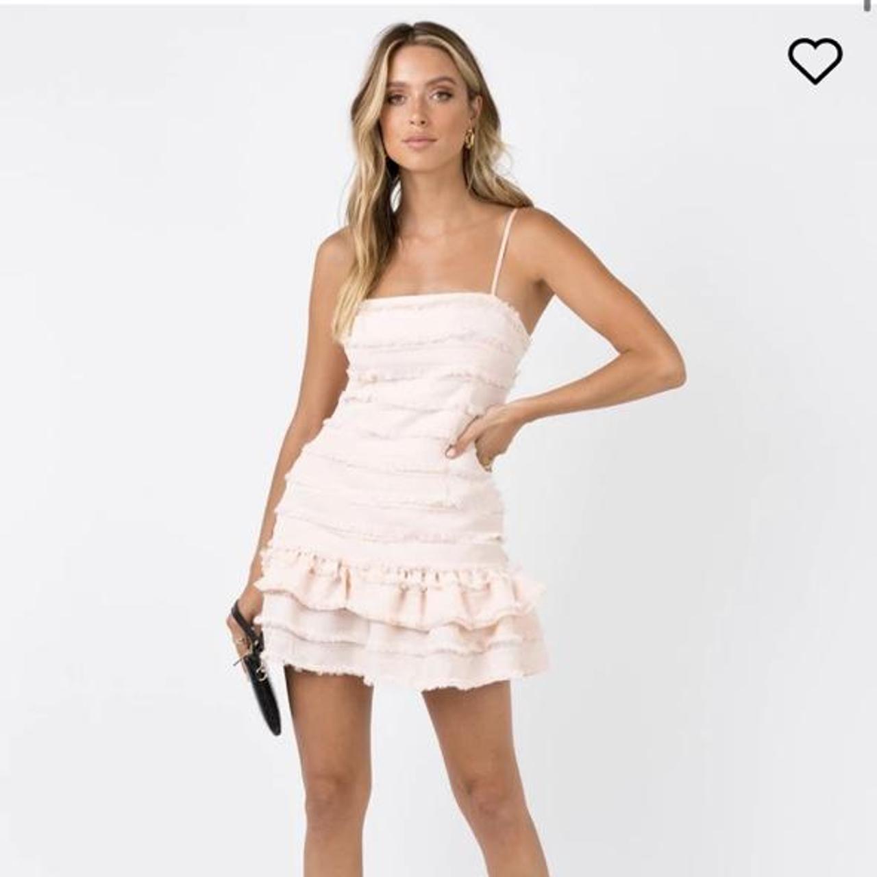 Princess Polly blush mini dress. Size 2 Worn once! Depop