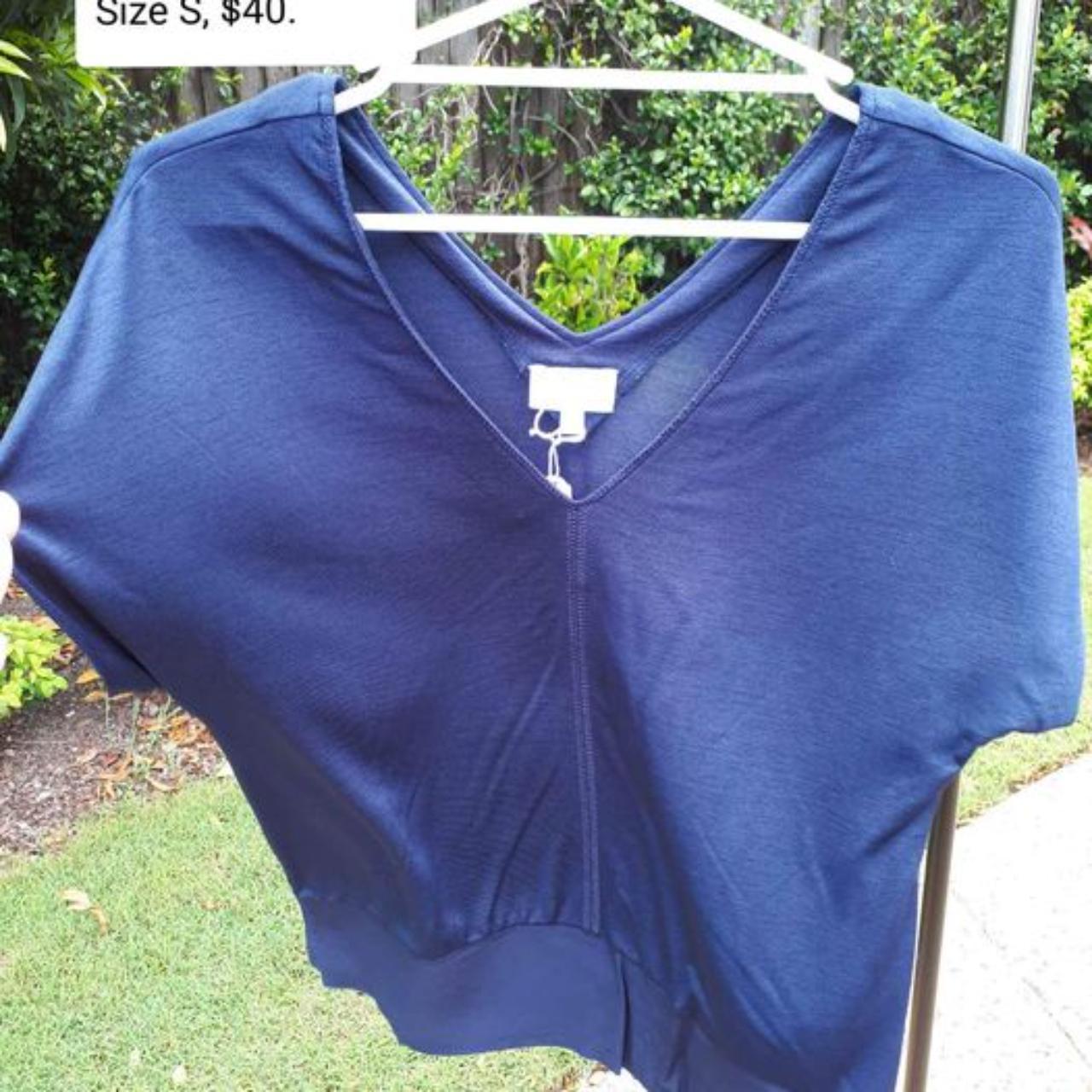 Women's Blue Tshirt Depop