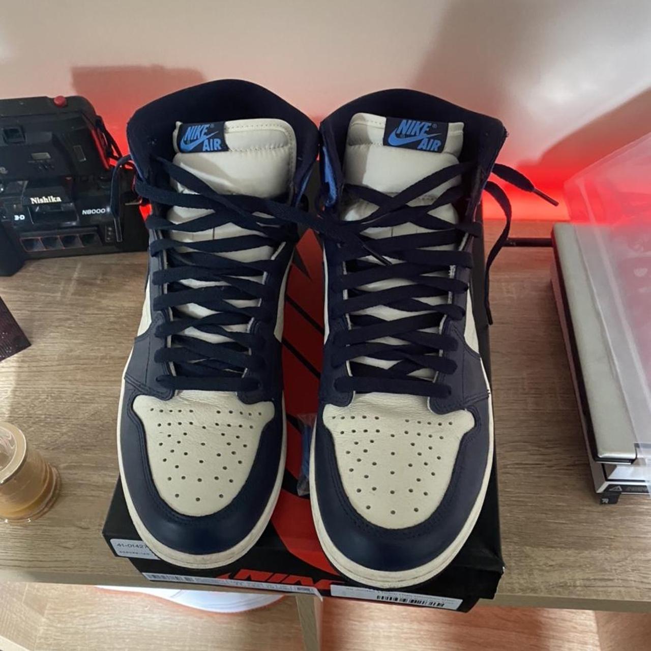 jordan one high obsidian