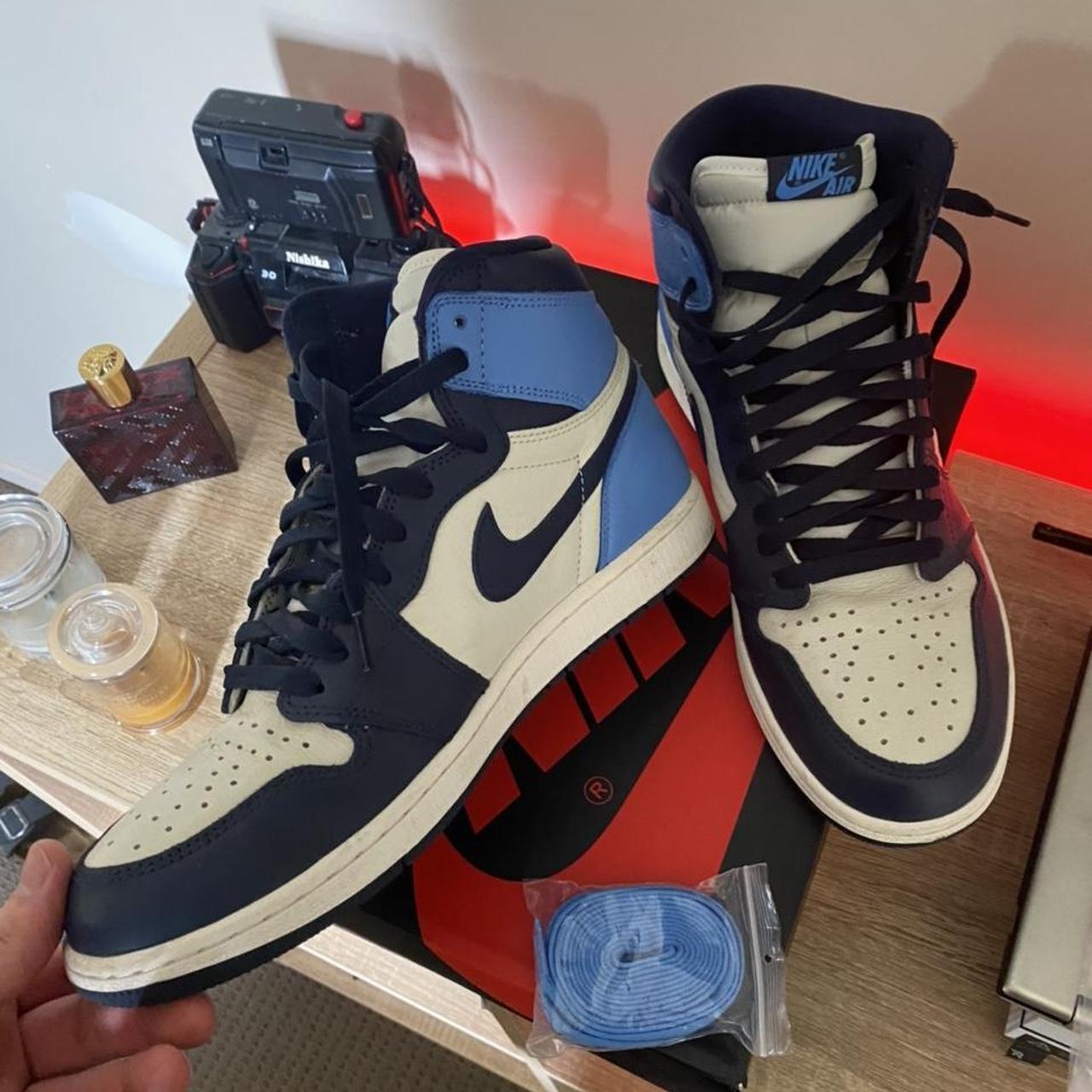 Air Jordan 1 High Obsidian Size Us11 Comes With Depop 7360