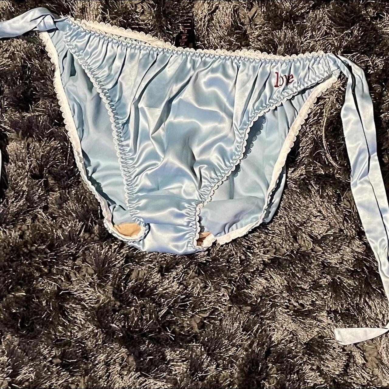 Gorgeous Sexy Mens Sissy Satin See-Through Knickers, - Depop