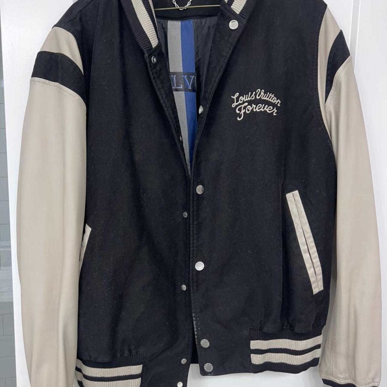 Custom Made Louis Vuitton Varsity Jacket - Depop