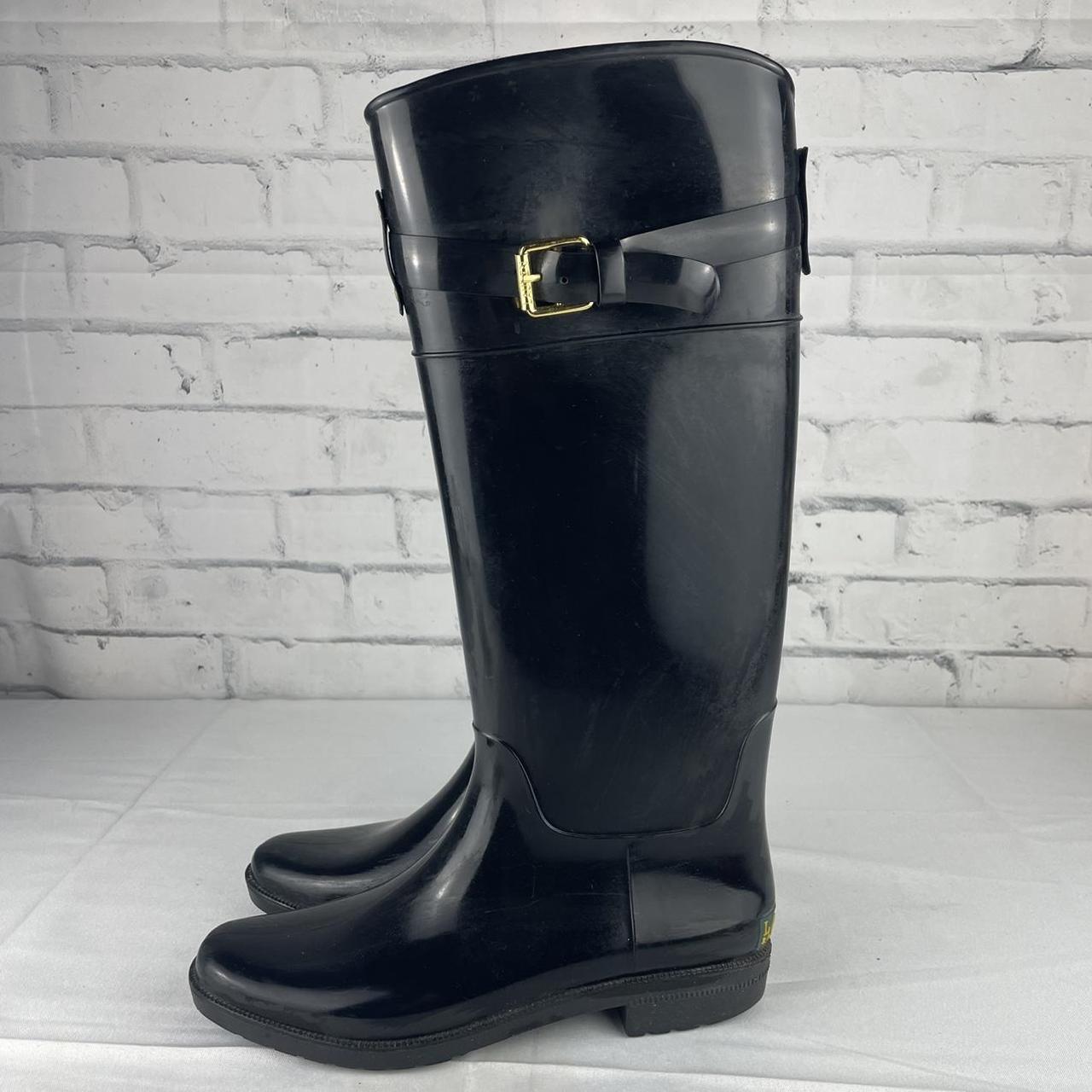 ralph lauren tall rain boots