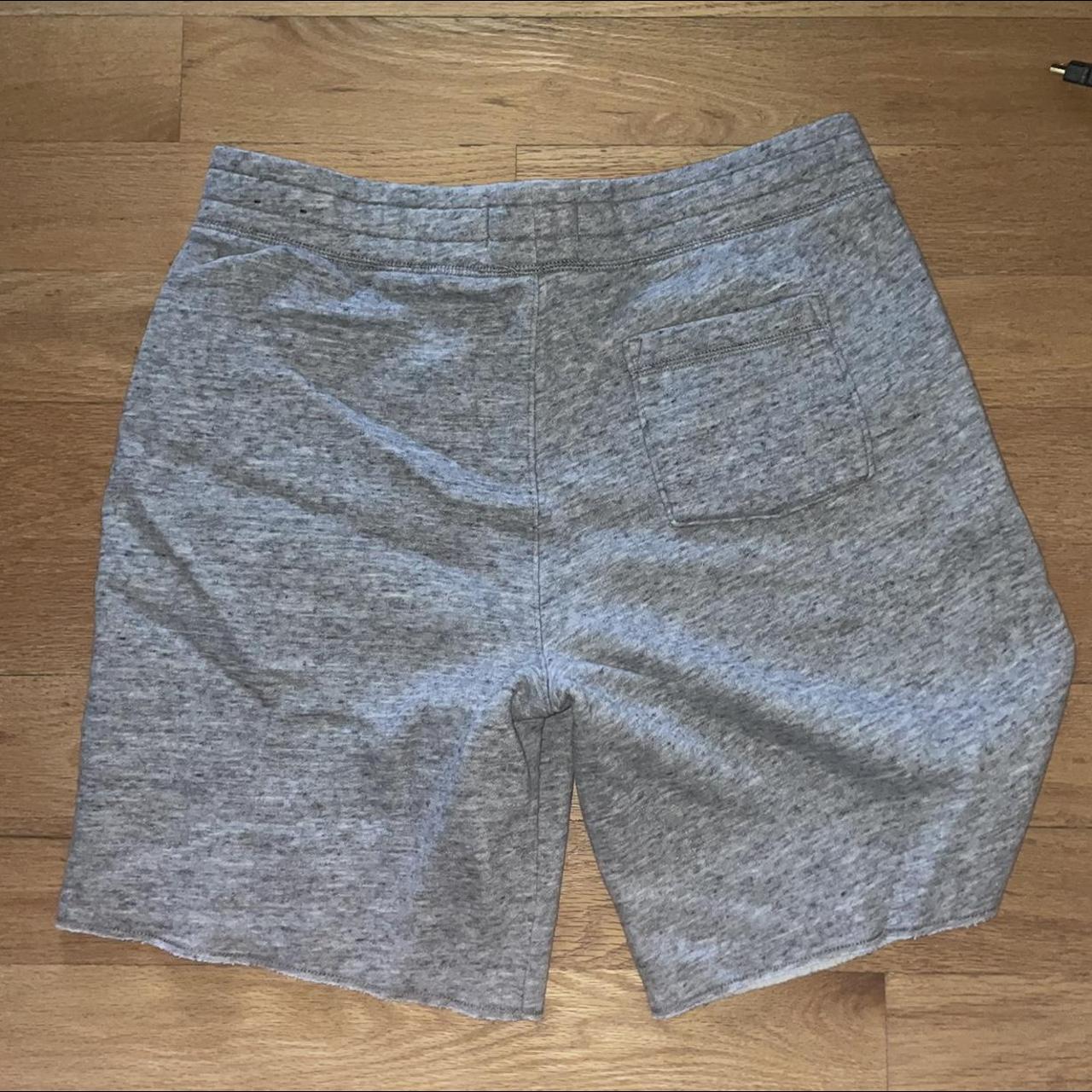 Light Grey Hollister Sweat Shorts Size... - Depop