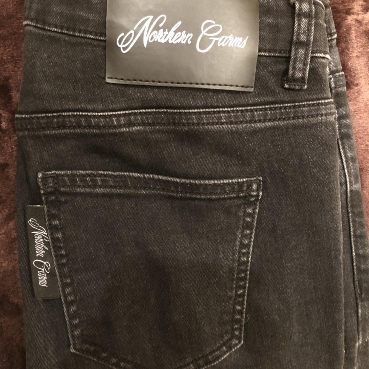 Northern Garms men’s distressed skinny ripped jeans... - Depop