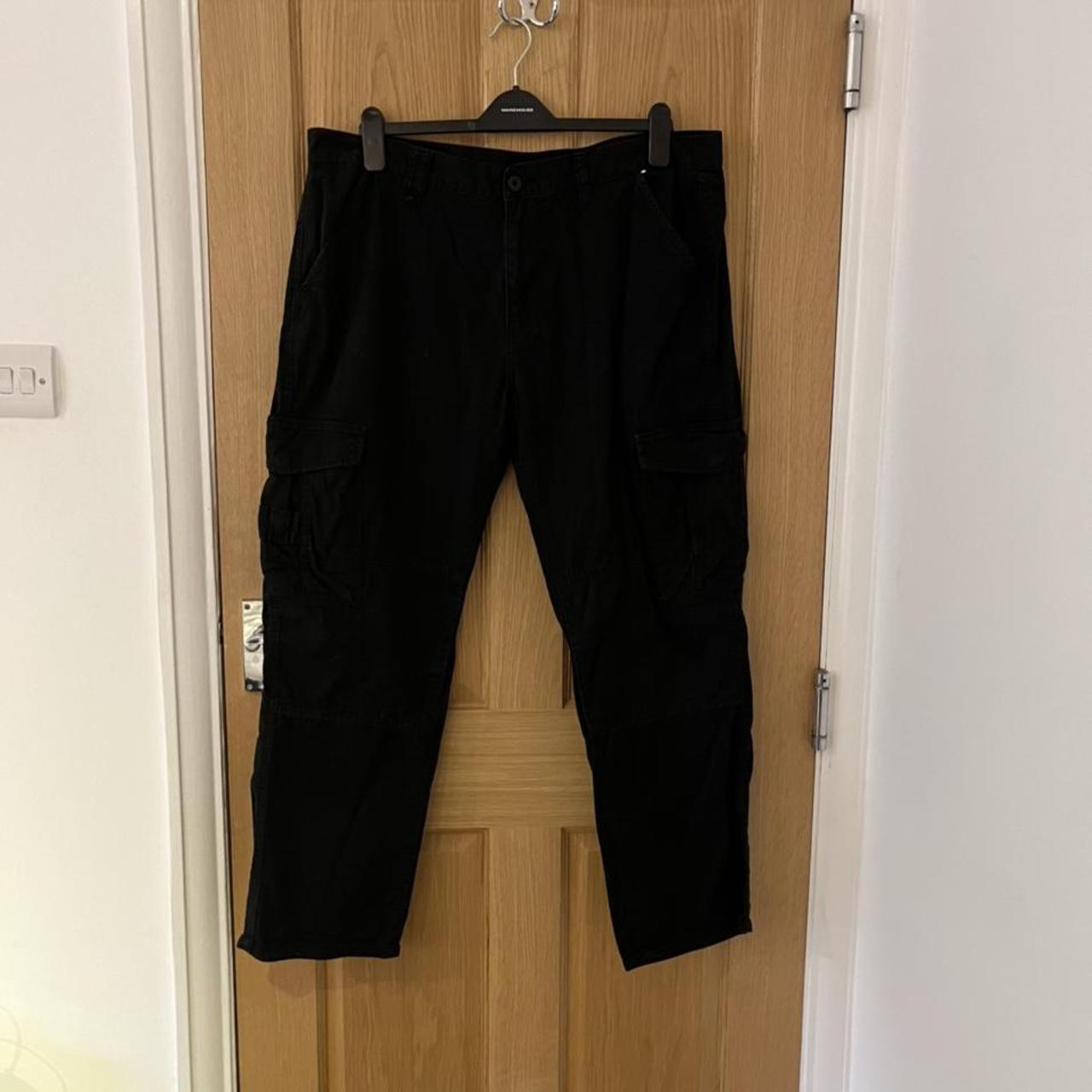 Primark Black Cargo Trousers Best cargos... Depop