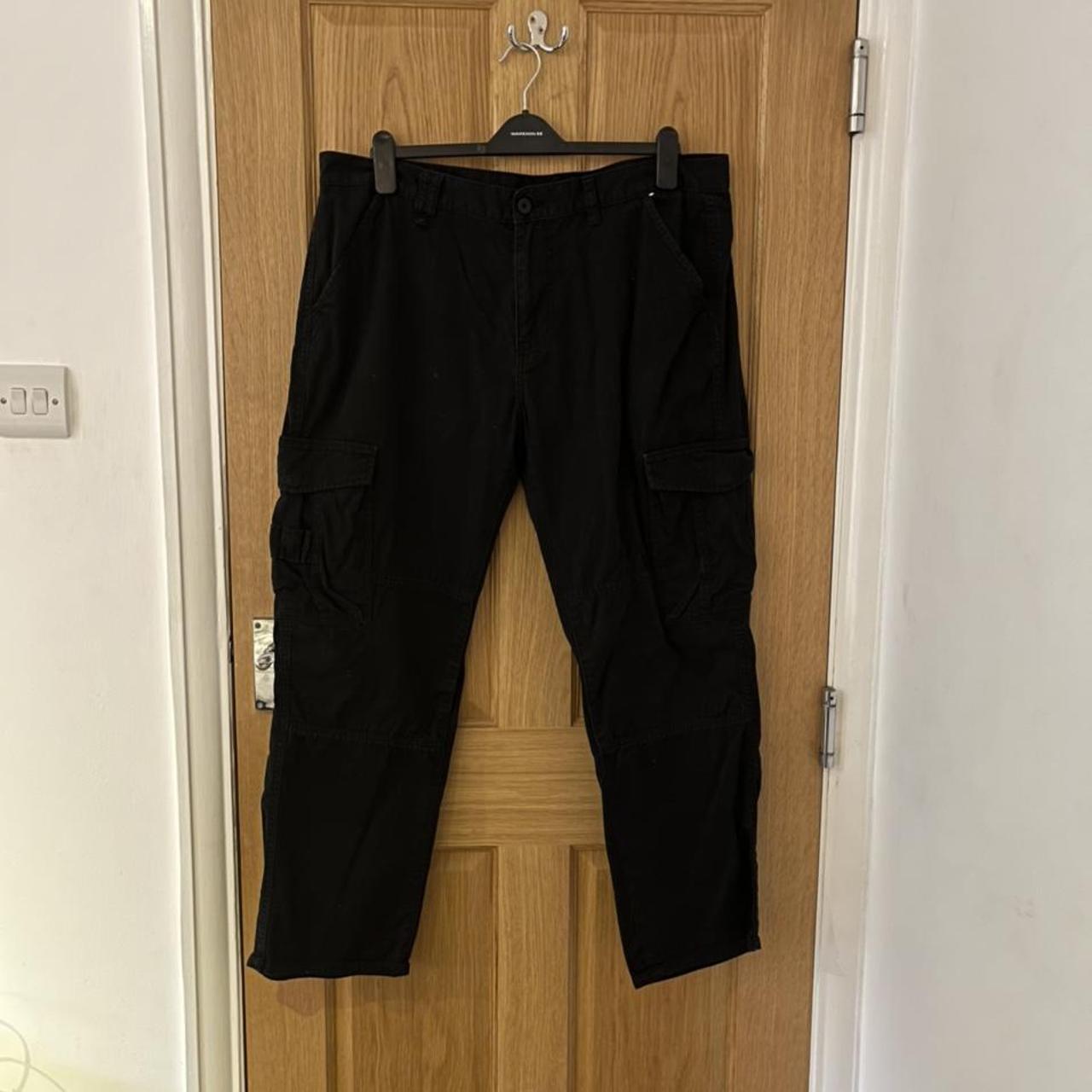 Primark Black Cargo Trousers Best cargos... Depop