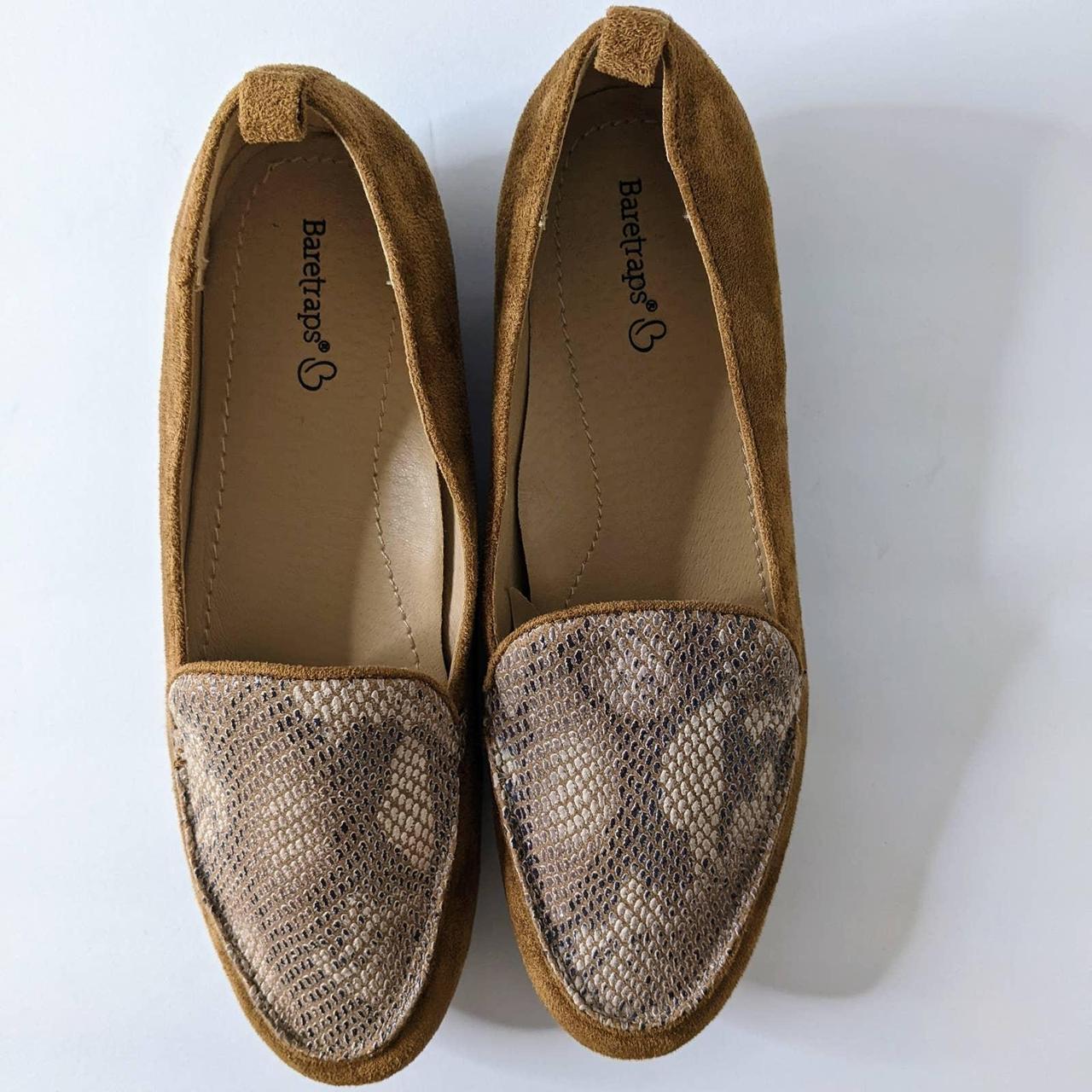 Baretraps Women's Brown and Grey Loafers (4)