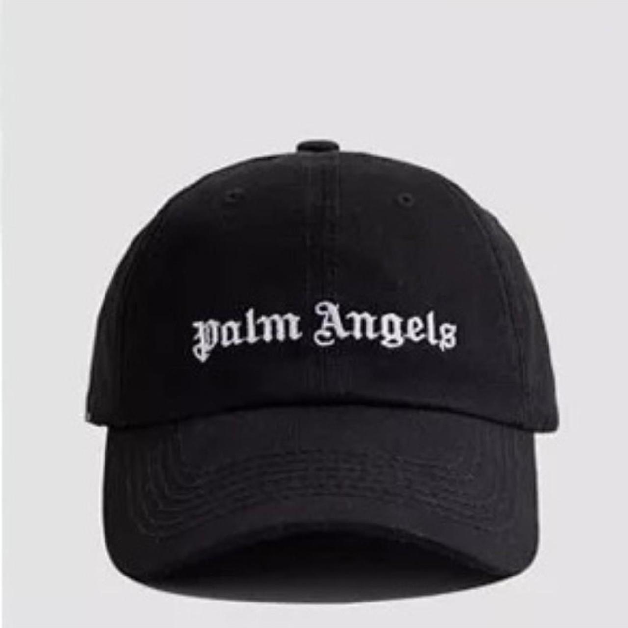 Palm angels Black cap unisex - Depop