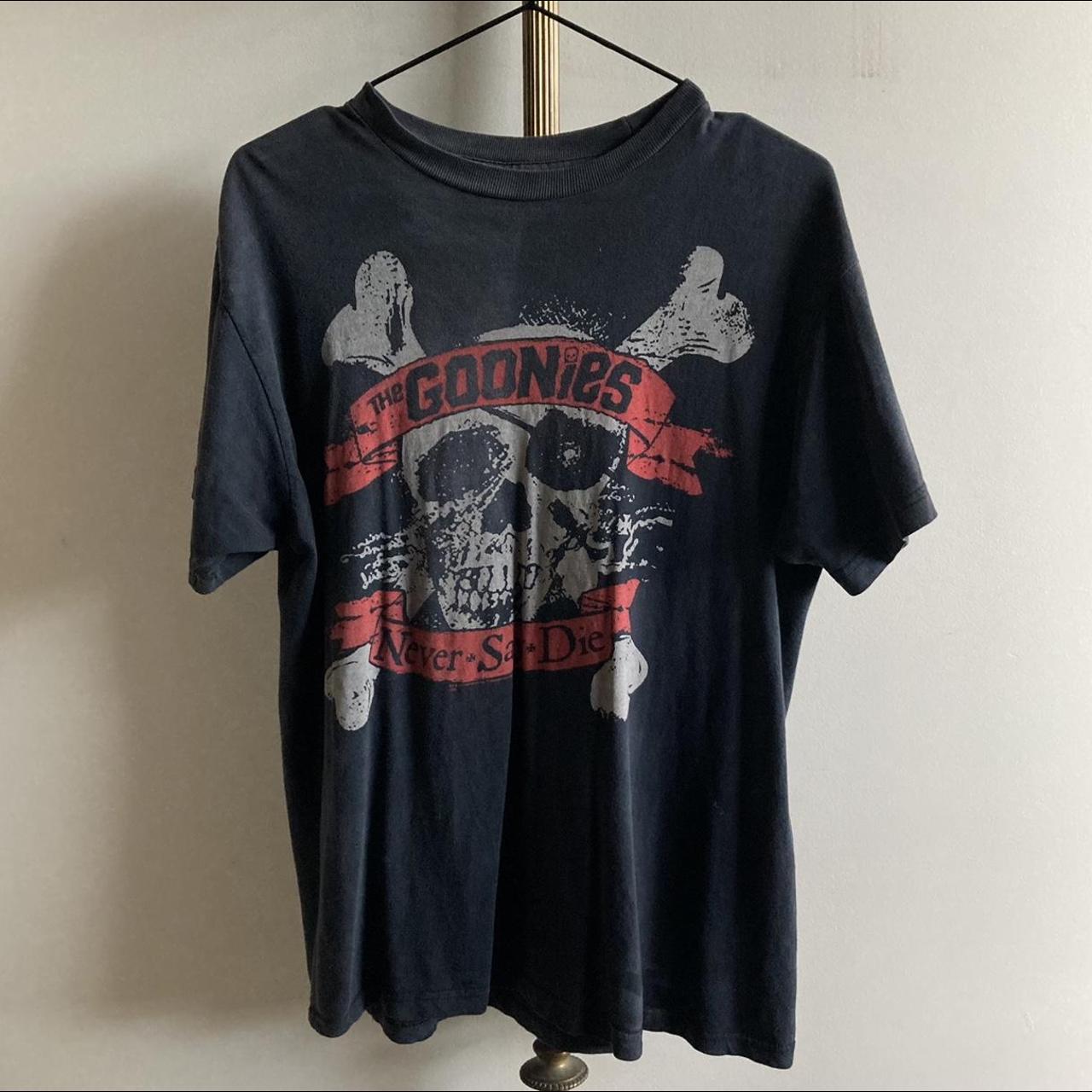 🏴‍☠️ ‘The Goonies’ Vintage Black T-Shirt 🏴‍☠️ American... - Depop