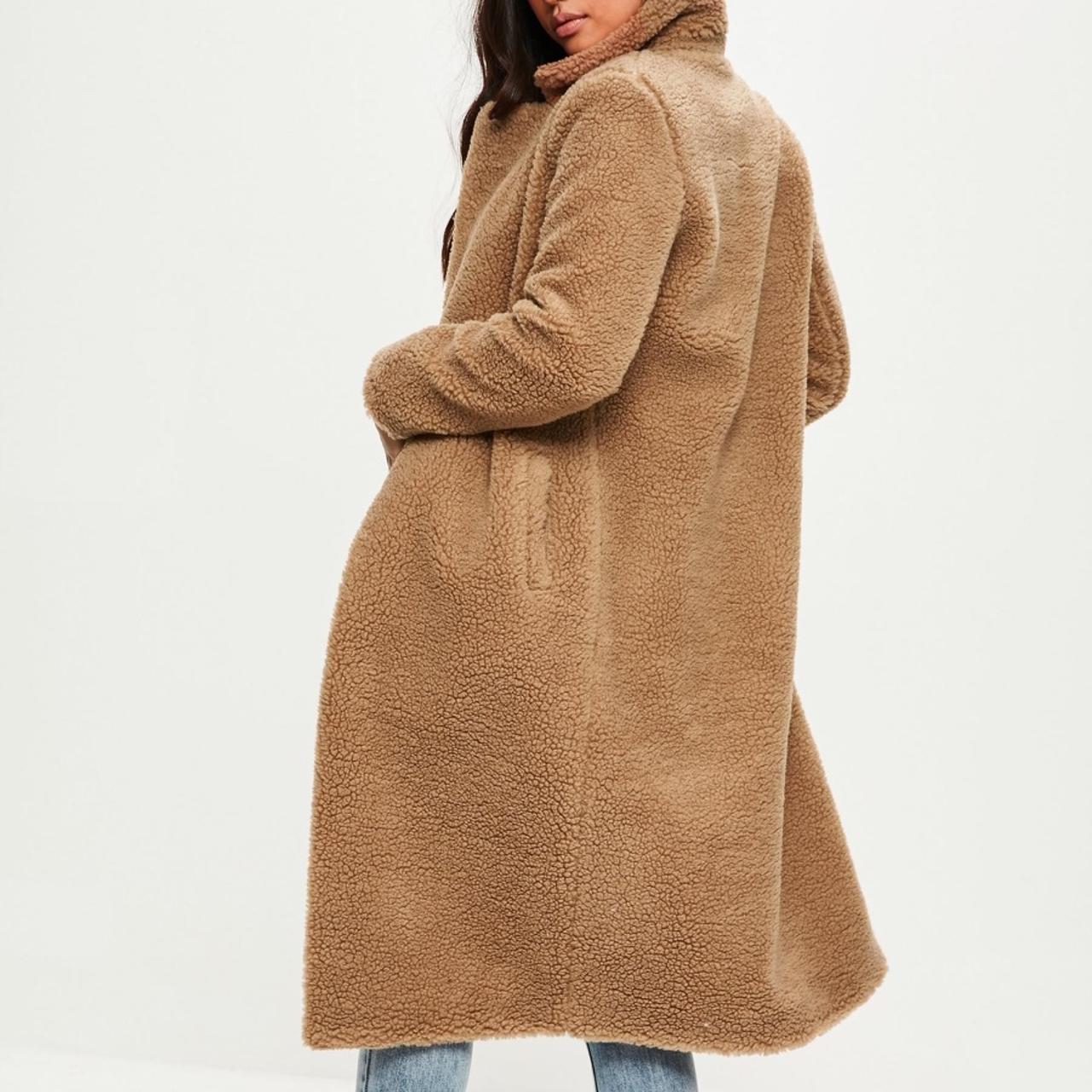 borg teddy coat missguided