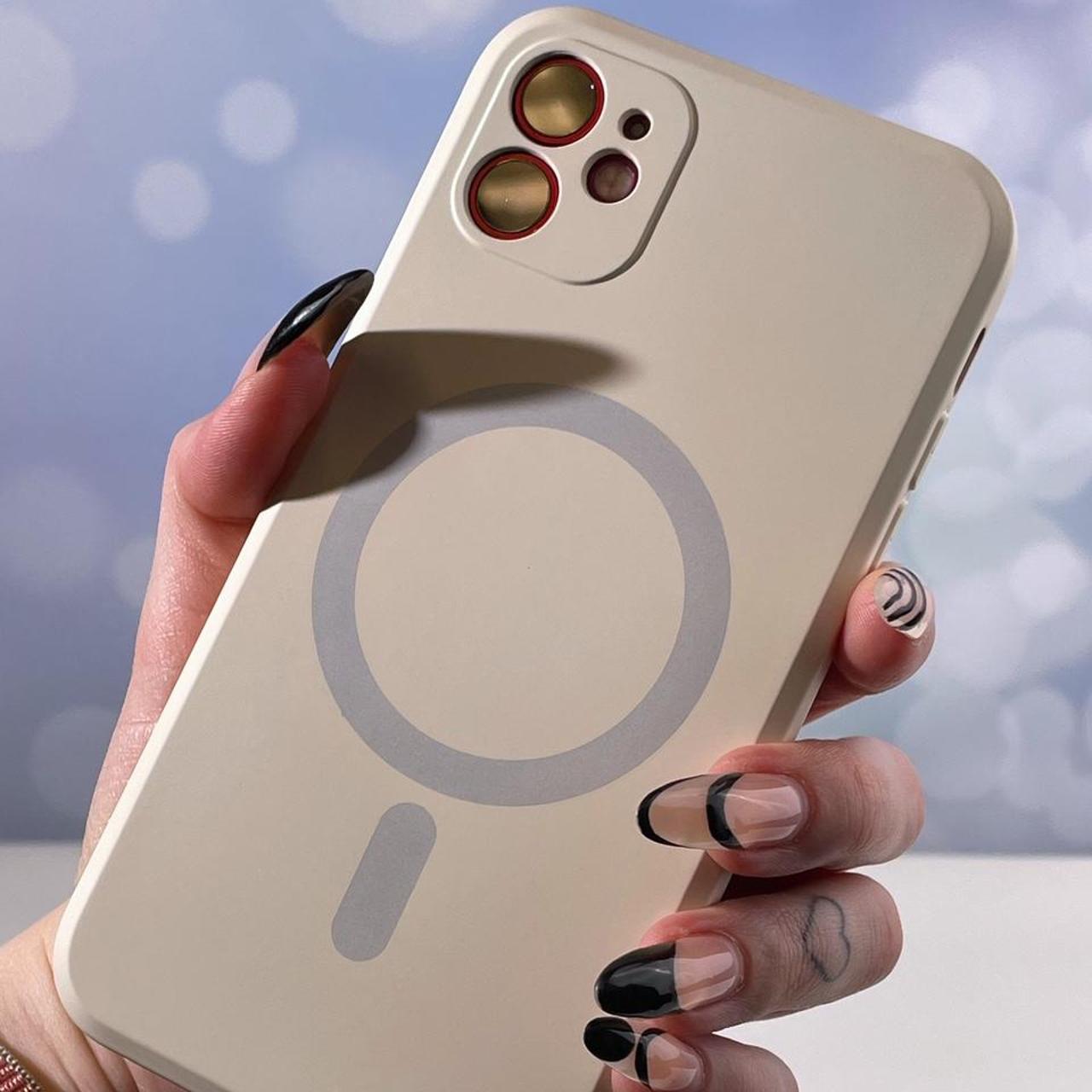 📌 CREAMY WHITE iPhone 11 12 13 14 case silicone... Depop