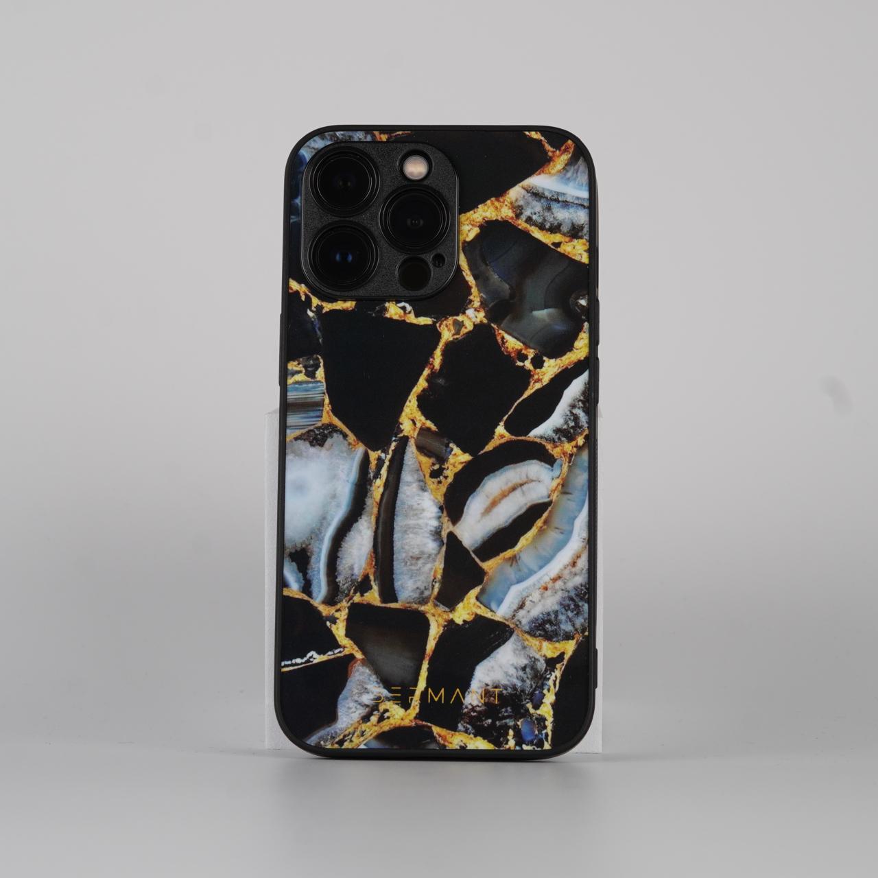 Gold and Black Phonecases Depop