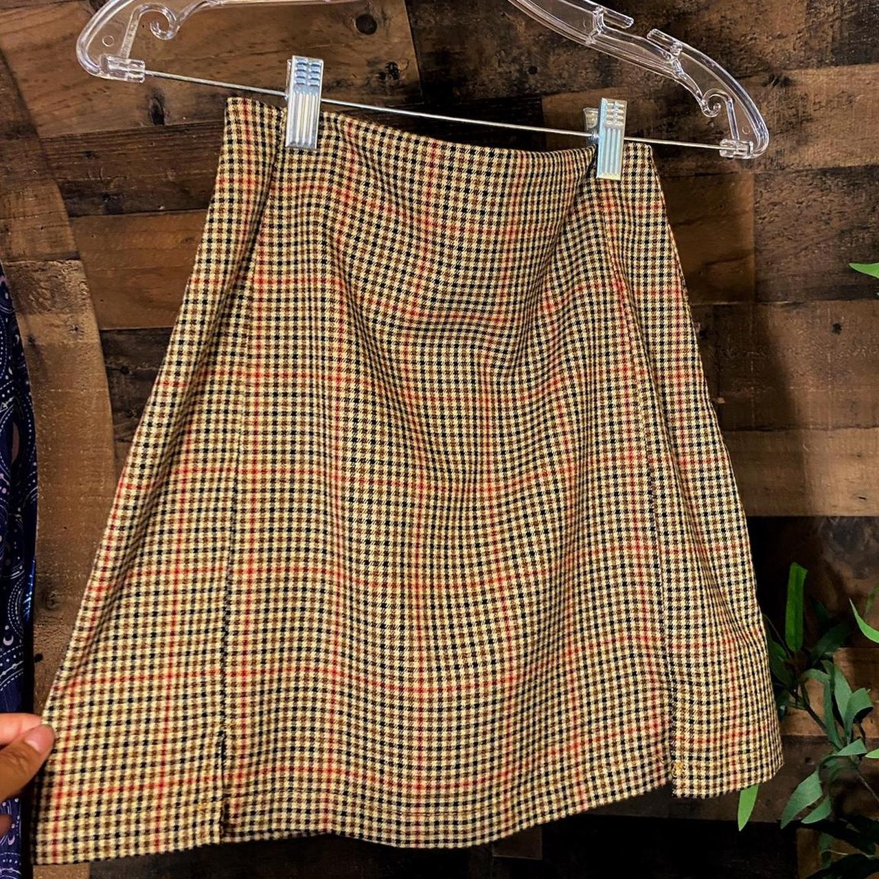 Gingham skirt outlet pacsun