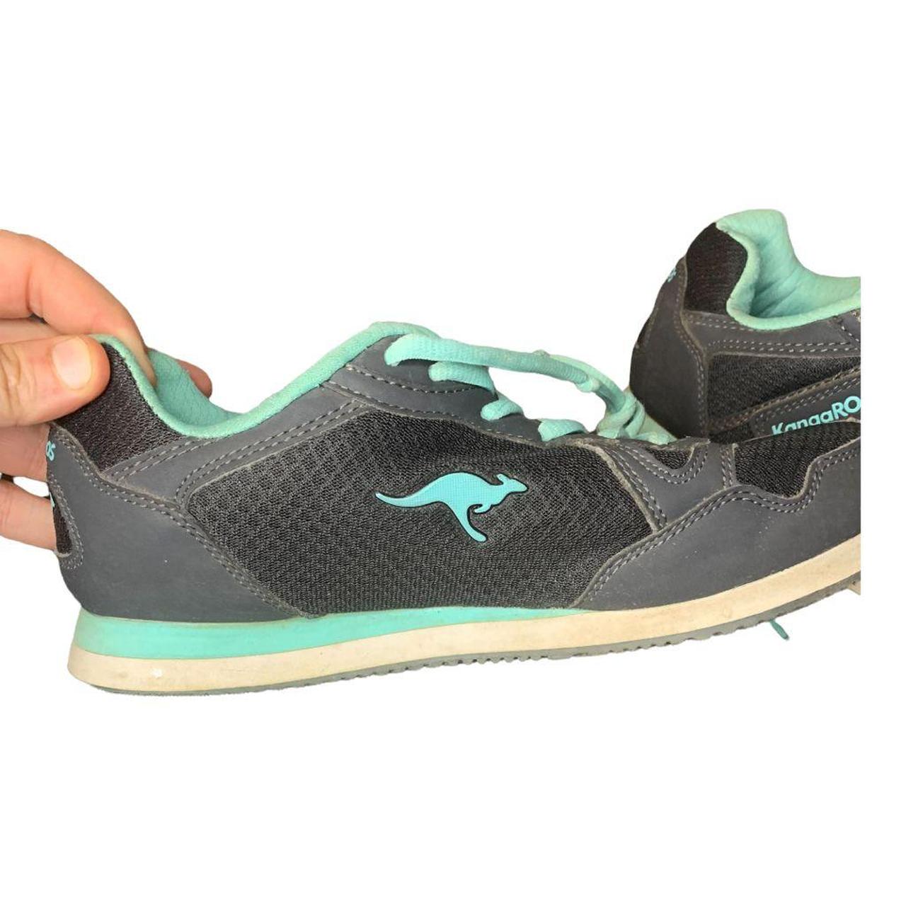 KangaROOS Women's Grey and Blue Trainers (4)