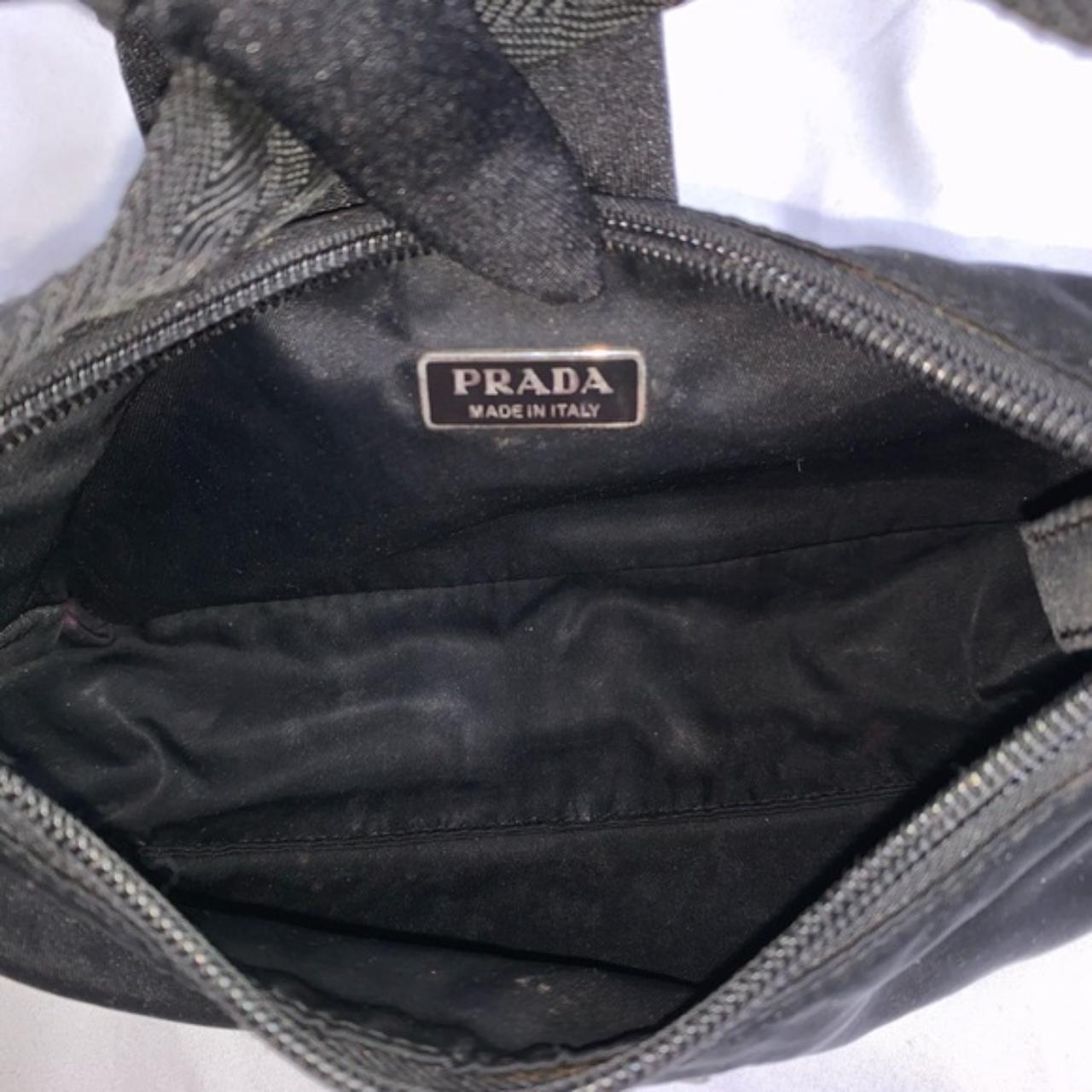 Authentic Prada nylon mini hobo bag - true vintage - Depop