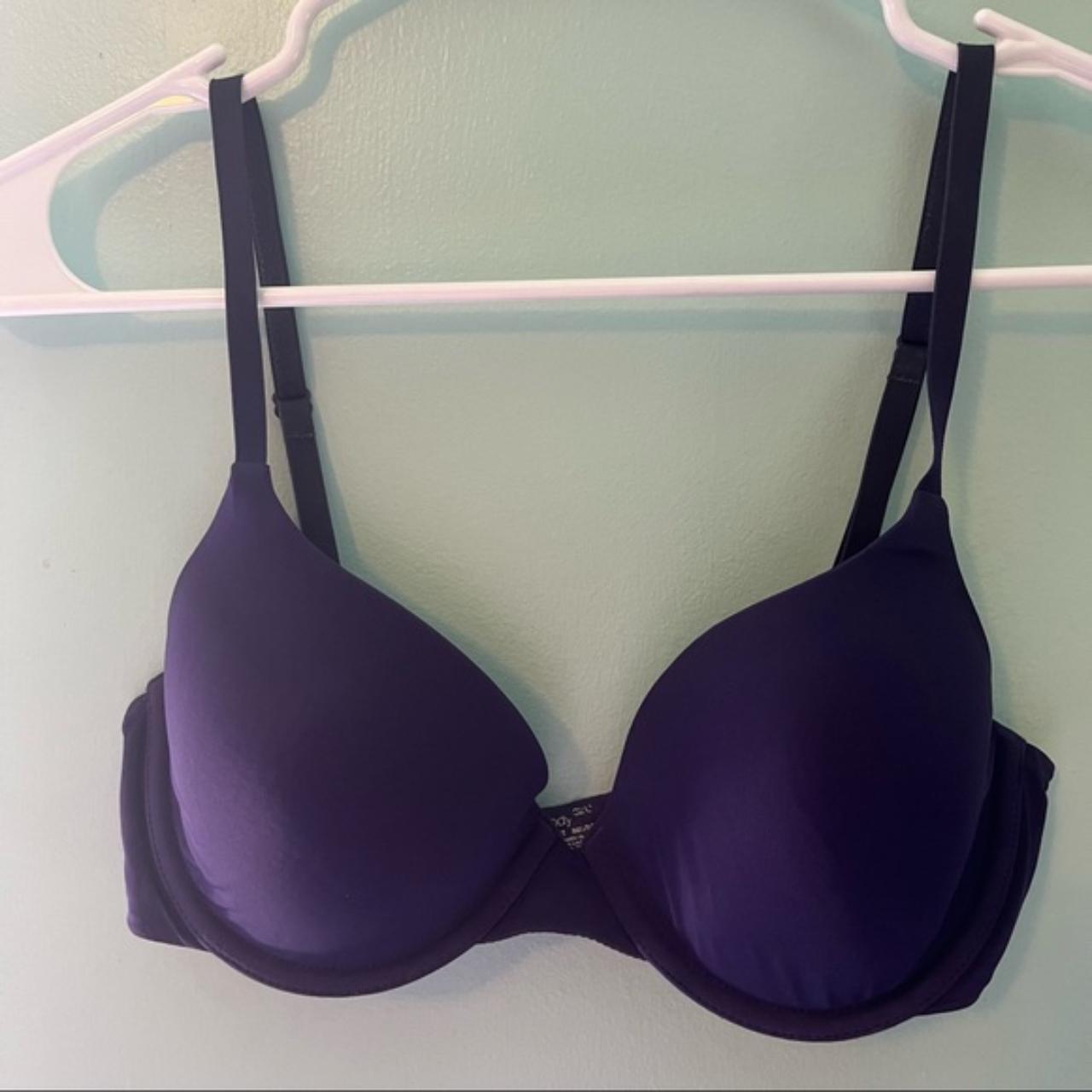 Gap Body Favorite T-Shirt Underwire Purple Bra Size 32C - Depop