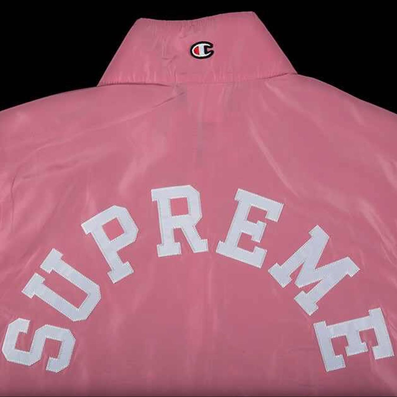 Supreme X champion half zip pullover. Pink. Ss17.... - Depop
