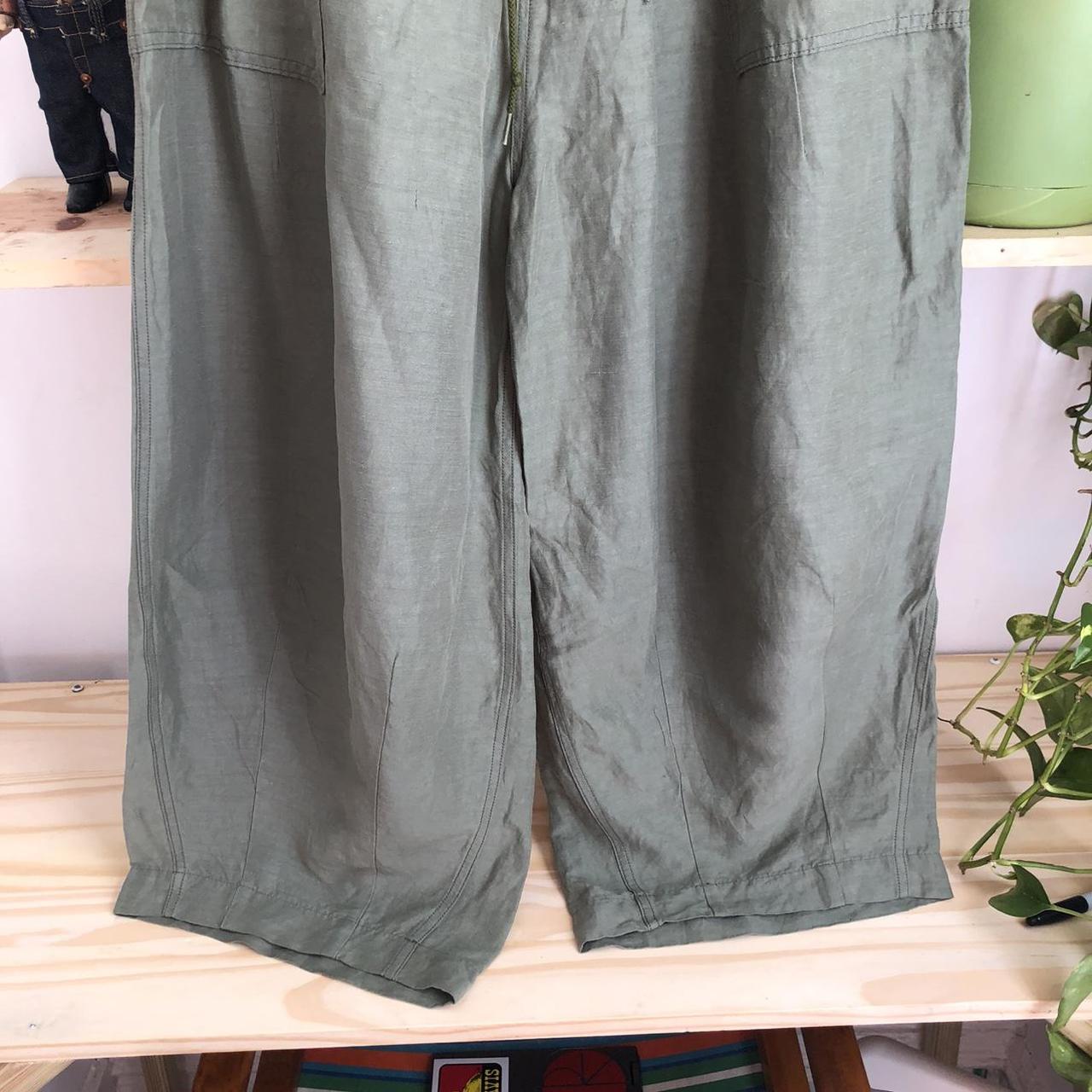 Needles Men's Khaki and Green Trousers (3)