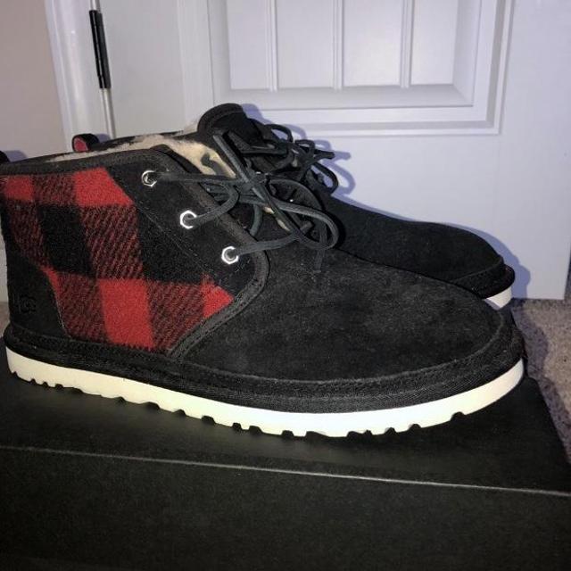 plaid black uggs