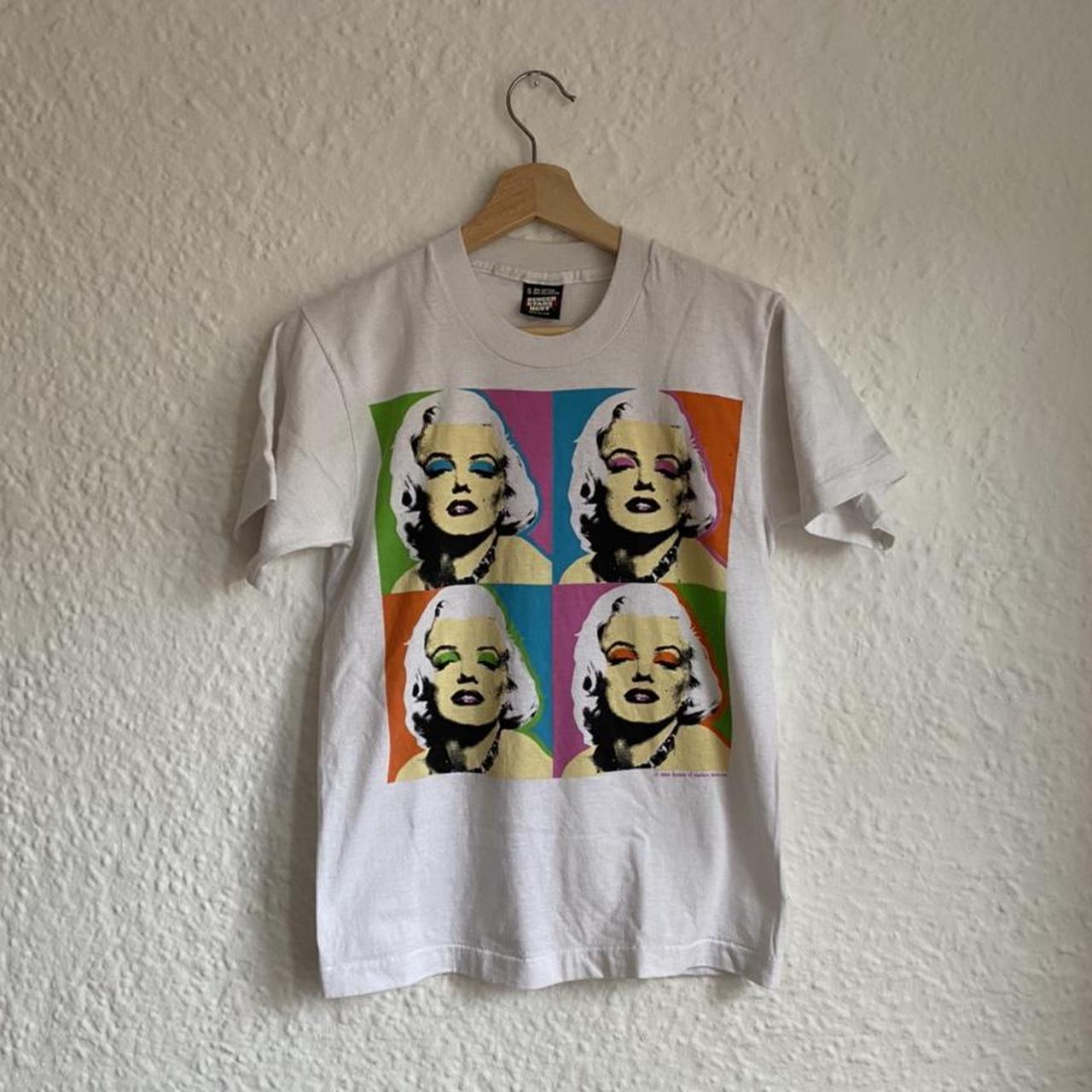 Vintage 80s Marilyn Monroe T Shirt Warhol - Art T | Depop