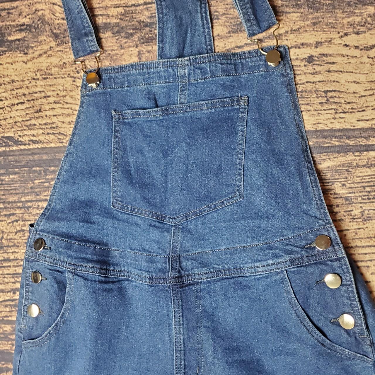 Product Image 2 - Denim Overall Shorts.
Size Large
The measurements