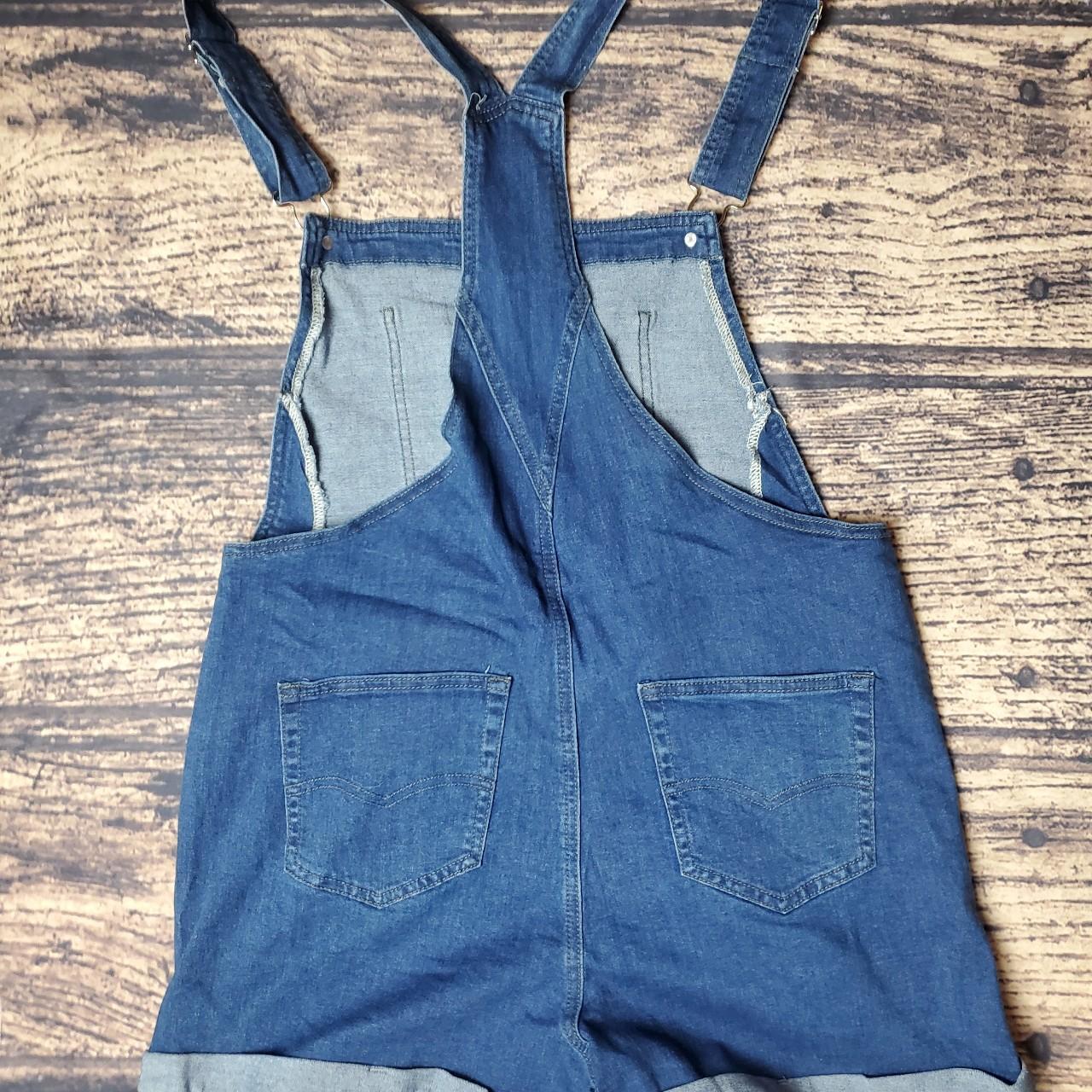 Product Image 3 - Denim Overall Shorts.
Size Large
The measurements