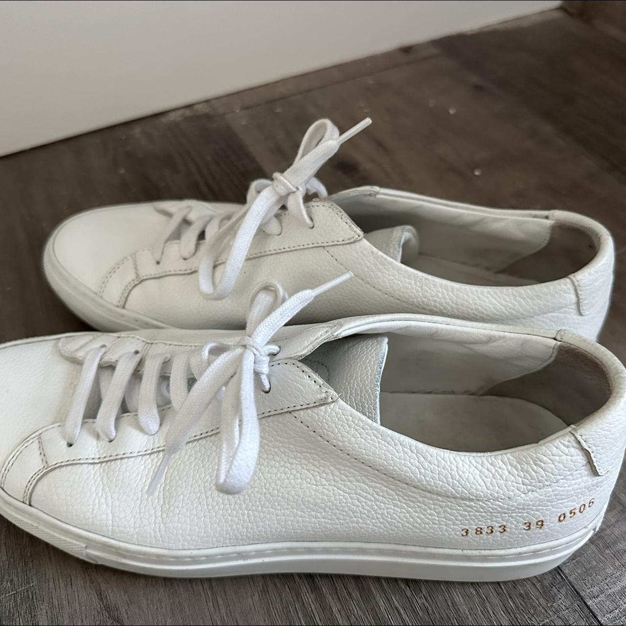 Common Projects Women's White Trainers | Depop