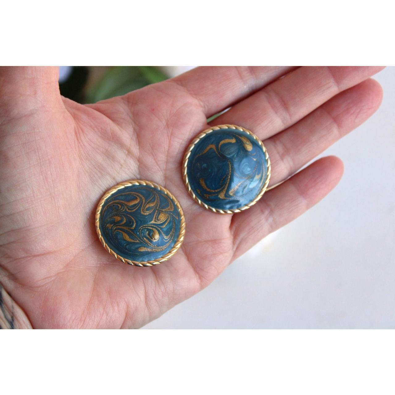 Charming vintage abstract earrings, circa 1960s.... Depop