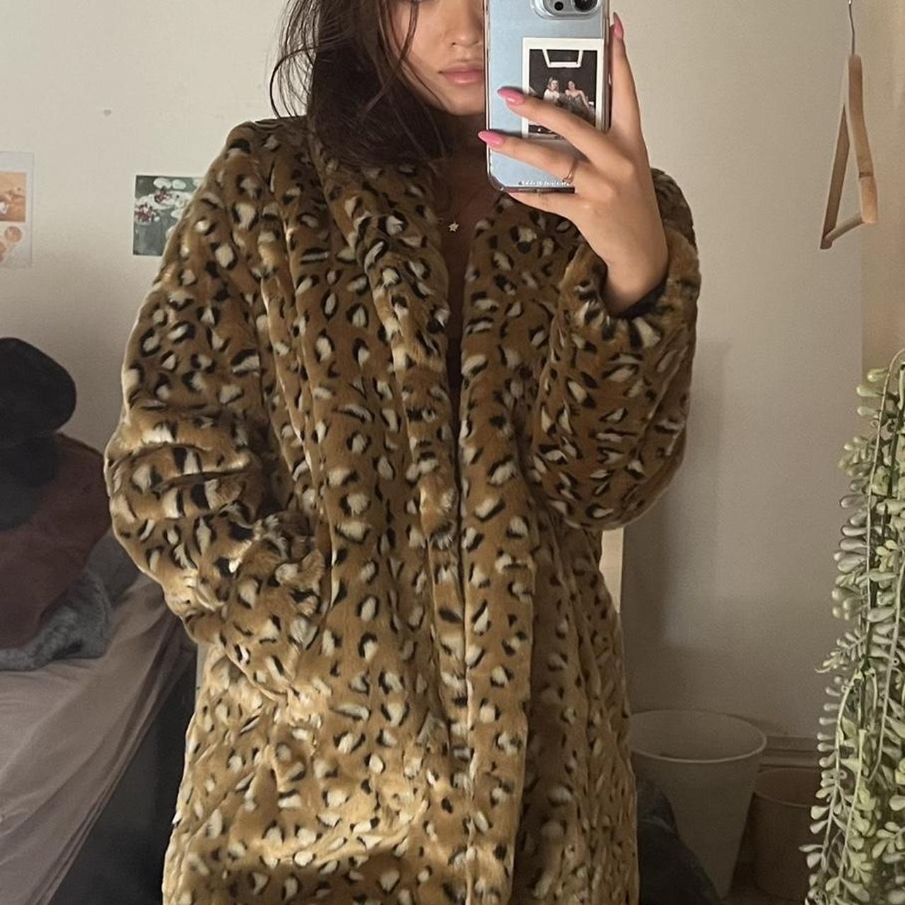 Biba Leopard Print Faux Fur Coat 🐆 So gorgeous and... - Depop