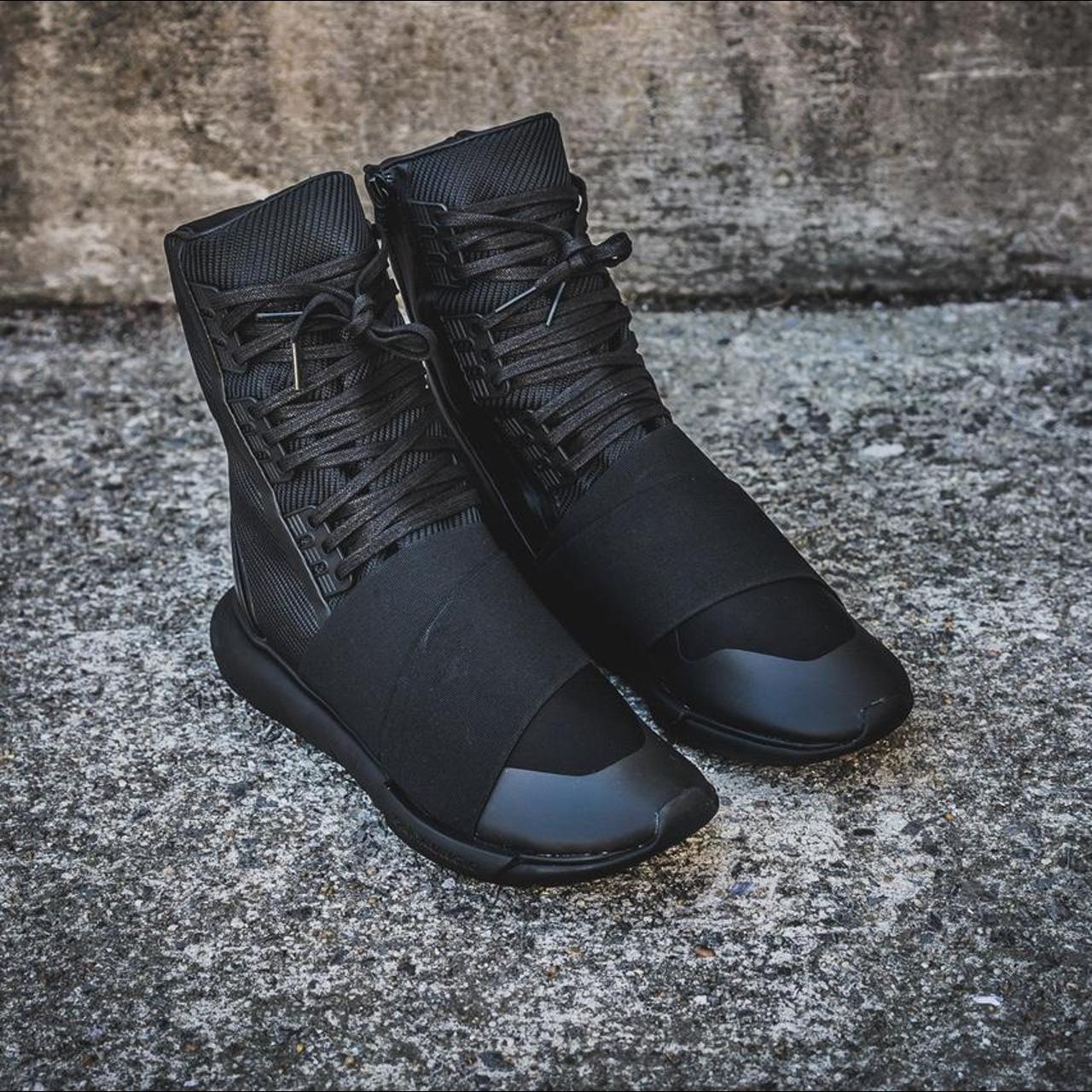 Adidas Y-3 Qasa Boot Triple Black Mens... - Depop